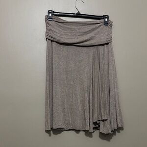 Sophie Max Asymmetrical Tan Skirt